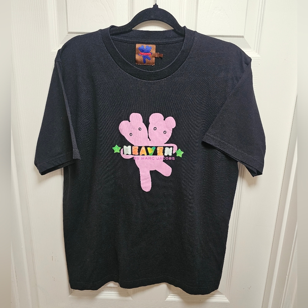 Women's Top Haven by Marc Jacobs Graphic T-Shirt Size L  Dark Tone 100% Cotton